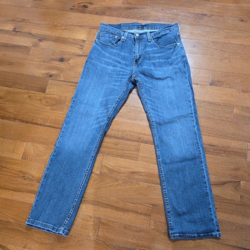 MENS LEVI STRAUSS CO 559 RELAXED FIT STRAIGHT LEG BLUE FLEX JEAN SZ 31 X 30